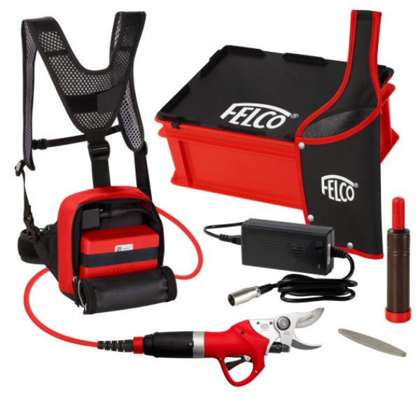 Kit tesoura elétrica FELCO 812+ com bateria dupla